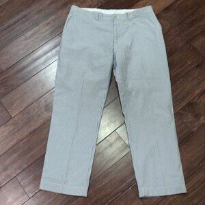 Polo Ralph Lauren Suffield Blue & White Seersucker Pants SIZE 40x30